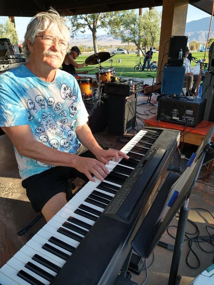 Johnny Lightning performs at the first annual Borrego Springs Music Festival