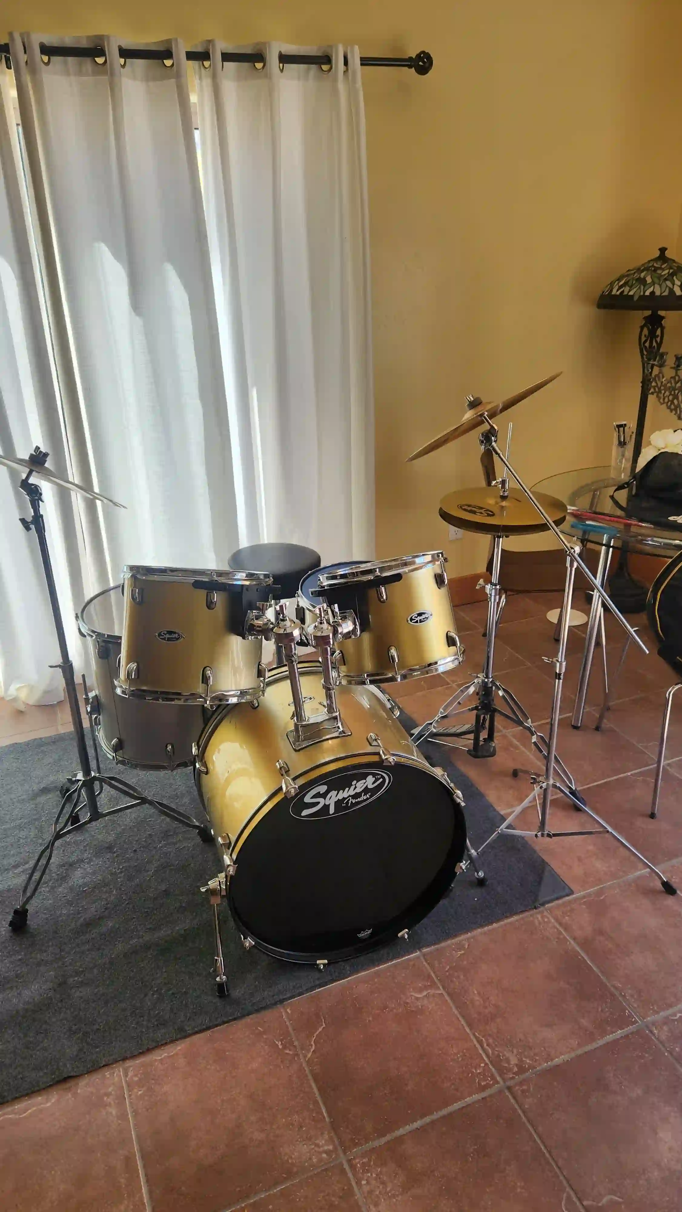 Drum set donated by Tim McFarland